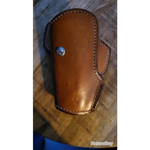 holster cuir gaucher pour colt 1911