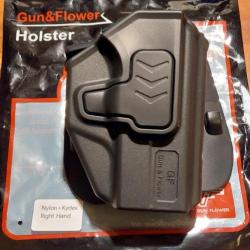 Holster glock 43, 43x, 48, 42 avec securite