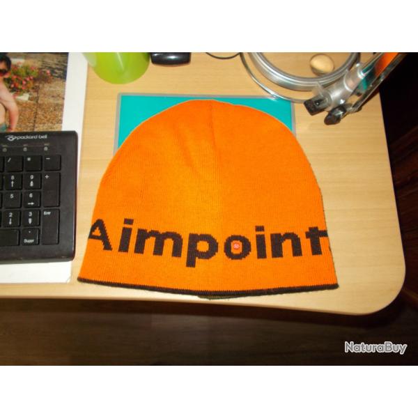 bonnet  Aimpoint  orange / vert rversible  taille unique