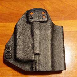 Holster glock 17, 19 ,45  compatible TLR6 streamlight et point rouge, droitier et gaucher