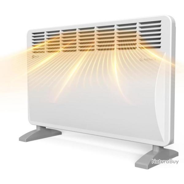 Radiateur Electrique Inertie, Chauffage d'appoint  Convection 1500W, 3 Modes, Chauffage Electrique