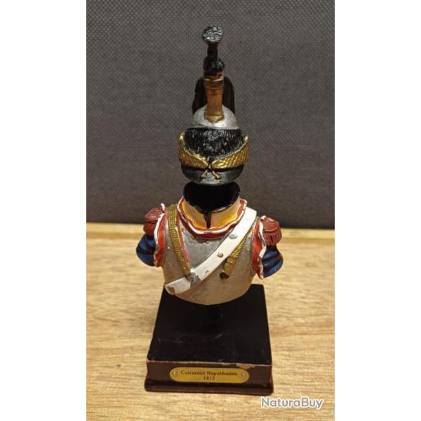 Buste de cuirassier napolonien miniature - 1812 - bon tat - MILITARIA - DECO