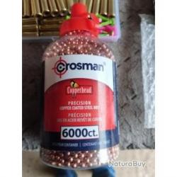 6000 billes cuivre 4,5mm Crosman pour airsoft