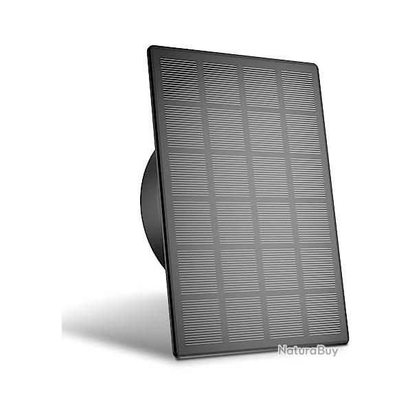 Panneau Solaire COOLIFE 6V 2A avec Batterie 5200mAh pour Camra de Chasse, tanche IP56