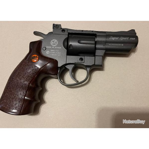 Revolver  plomb CO2 BRUNI 357 Noir - CAL. 4,5mm