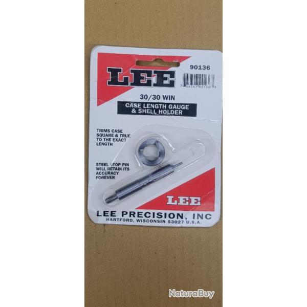 LEE PILOTE DE LONGUEUR ET SUPPORT POUR RACCOURCISSEUR case lenght gauge 30/30 win 90136