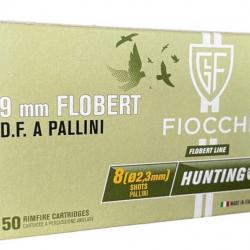 50 Munitions Fiocchi Cal. 9mm Flobert n°8