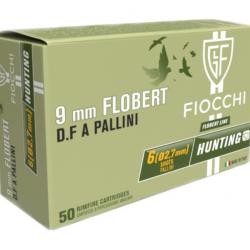 50 Munitions Fiocchi Cal. 9mm Flobert n°6