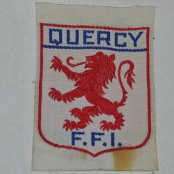 INSIGNE FORCE FRANCAISE DE L'INTERIEUR FFI-QUERCY-LIBERATION-MAQUIS-RESISTANCE-2° GUERRE 1939/1945