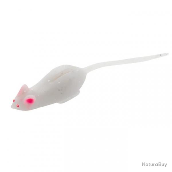 Leurre Souple Tiemco Wild Mouse Magnum 12cm 12cm 10g par 2 #26 - White Mouse