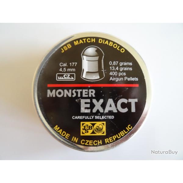 JSB plombs Exact Monster 4.52 mm 0.87 gr  X 5