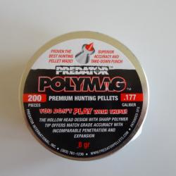 JSB plombs Predator Polymag 4.50 mm 0.52 gr X 5