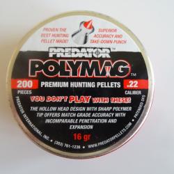 JSB plombs Predator Polymag 5.50 mm 1.04 gr X 5