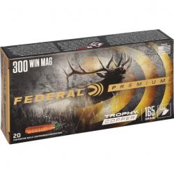 Munitions FEDERAL cal.300 win mag trophy copper 10.6g 165gr par 20