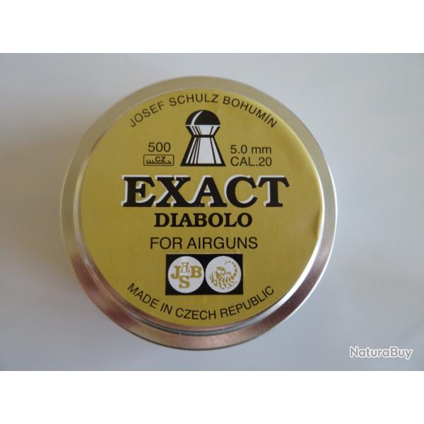 JSB plombs Exact  5.00 mm cal 20 - 0.89 gr X 5