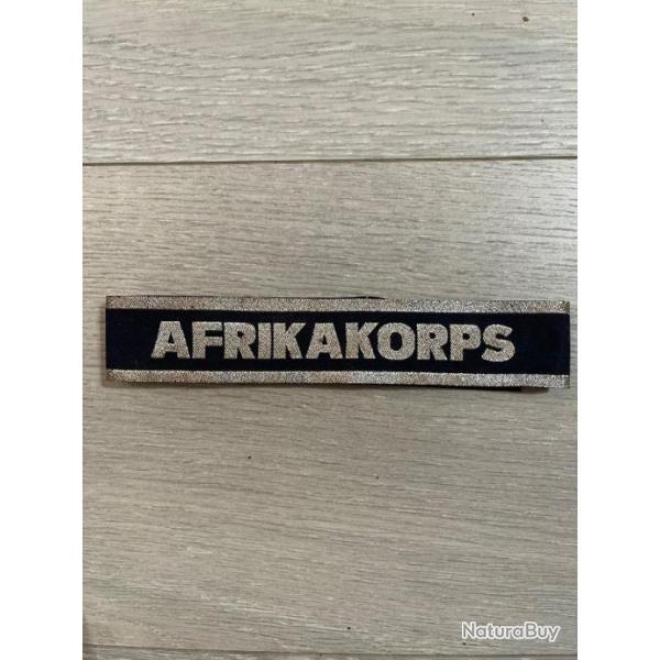 Une bande de bras allemande Afrikakorps ww2