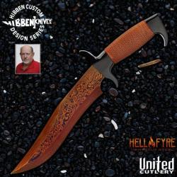 Hibben Hellfyre Highlander Bowie Damas