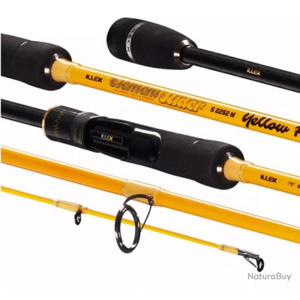 Canne Spinning Illex Element Rider X5 S 2252 M Yellow Flow