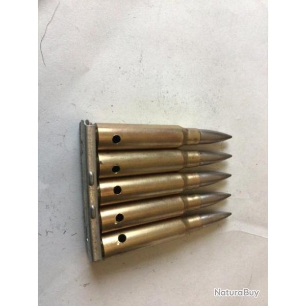 VENDU PAR LE-CUIRASSIER LOT N 27 CLIP DE 5 BALLES DE CALIBRE 7,5 MAS