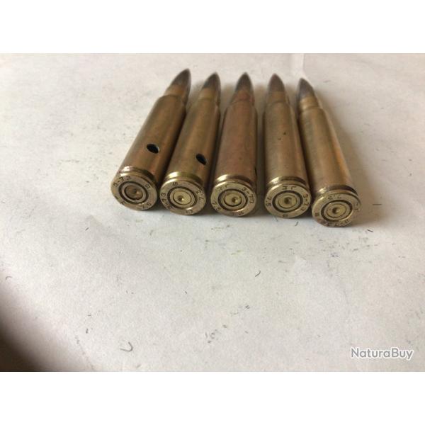 VENDU PAR LE-CUIRASSIER LOT N 24 CLIP DE 5 BALLES DE CALIBRE 7,5 MAS