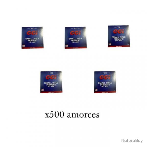 Amorce CCI standard 400 small rifle par 500