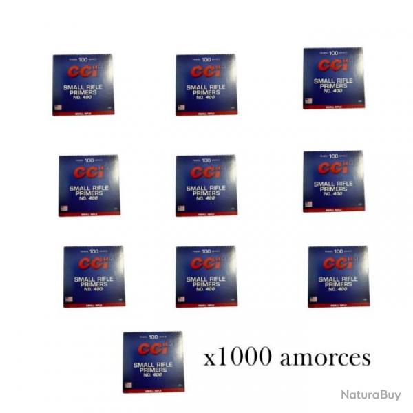 Amorce CCI standard 400 small rifle par 1000