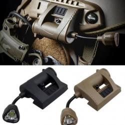 LAMPE LATÉRALE pour CASQUE BALISTIQUE FAST ou autres