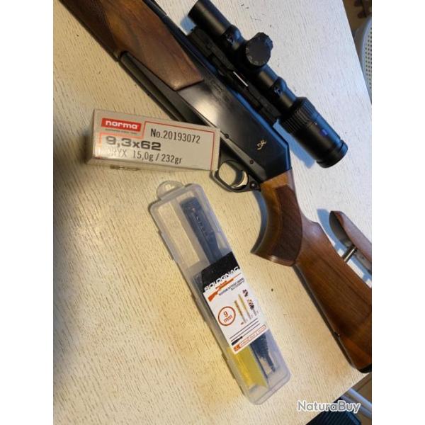 Vends Browning MK3 Calibre 9.3 x 62 d'occasion