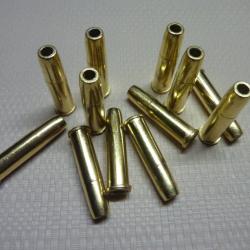 LOT DE 12 FAUSSES DOUILLES 4,5 mm POUR REVOLVER DAN WESSON PLOMB