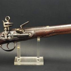 PISTOLET A SILEX PAR ANTONIO DOIZTUA 1780 - 1810 OVIEDO PLATINE A LA MIQUELET - ESPAGNE XVIIIè Très 