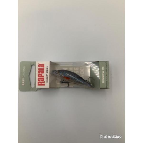 Leurre dur Rapala monnow 4g 5 cm naturelle