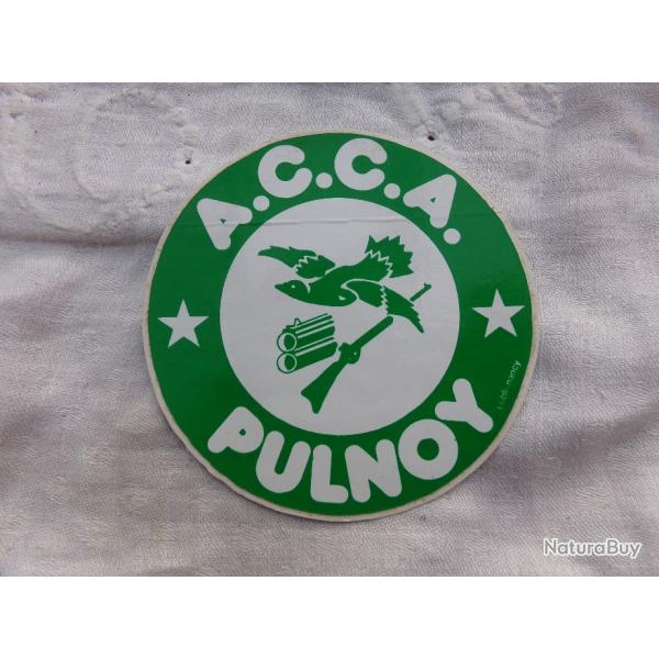 autocollant chasse A.C.A. Pulnoy 54