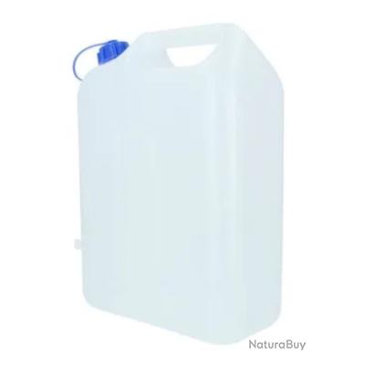 Bidon D’Eau Extérieur 20L Avec Robinet – Matériau PETG Alimentaire, Poignée, Pour Camping, Randonnée