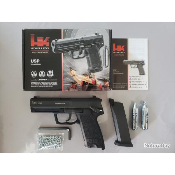 Pistolet HK USP 4.5 BB's Blowback CO2 - Umarex