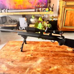 Carabine winchester 300wsm + lunette + frein de bouche + bipied