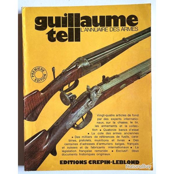 Annuaire guillaume Tell 1974 volume 1