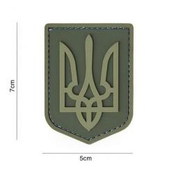 Patch 3D PVC Armée Ukrainienne Kaki