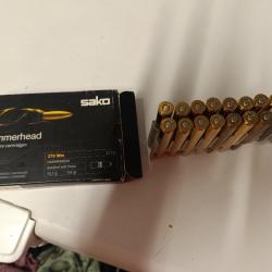 15 Balles sako hammerhead 270 winchester