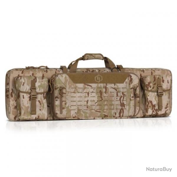 Savior Equipment Urban Warfare 36" Double Rifle Case MultiCam Arid