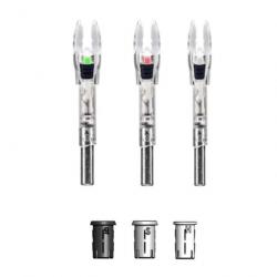 NOCKTURNAL - Encoches Lumineuses Universelles SHIFT (x2) VERT