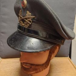 Belle ancienne casquette militaire allemande de la Bundeswehr - complète - 1960