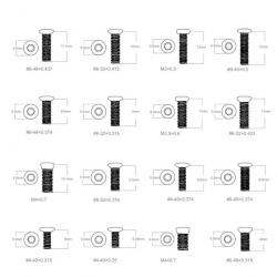 Pack de Vis pour Viseurs & Lunettes Vector Optics