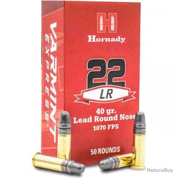 Bote de 50 Balles 50. Hornady 22LR