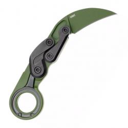 Couteau Karambit CRKT Provoke (D2 Cerakote® vert) [CRKT]