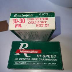 Lot de 2 boites Remington HI Speed 170g