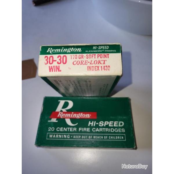 Lot de 2 boites Remington HI Speed 170g