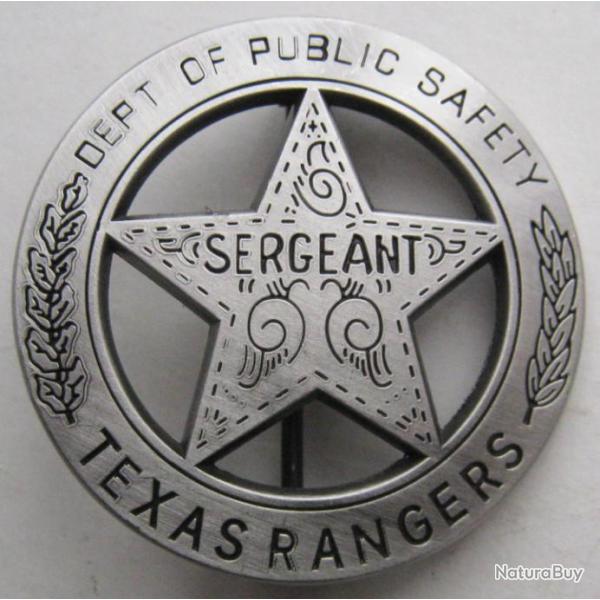 BROCHE ETOILE DE SHERIFF - TEXAS RANGERS - WESTERN - Rf.26