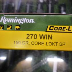 Balles REMINGTON 270 w