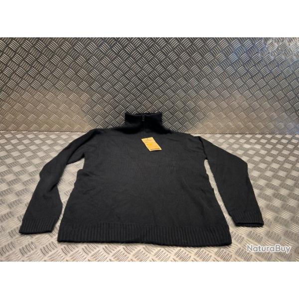 pull idaho col zipe noir taille xl