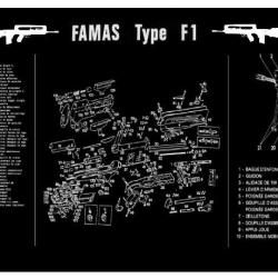 Tapis de nettoyage FAMAS type F1